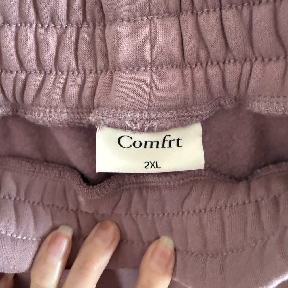 Women's Dusty Rose comfrt matching set - Hoodie and Pants - Picture 6 of 15